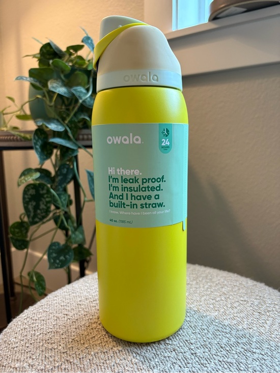 owala Other - ✨NEW✨ Genuine Owala FreeSip 40oz Yellow Insulated Water Bottle - Leak Proof